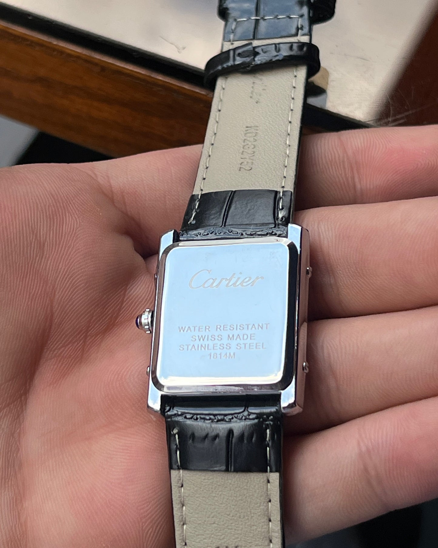 Cartier Tank Leather 22mm