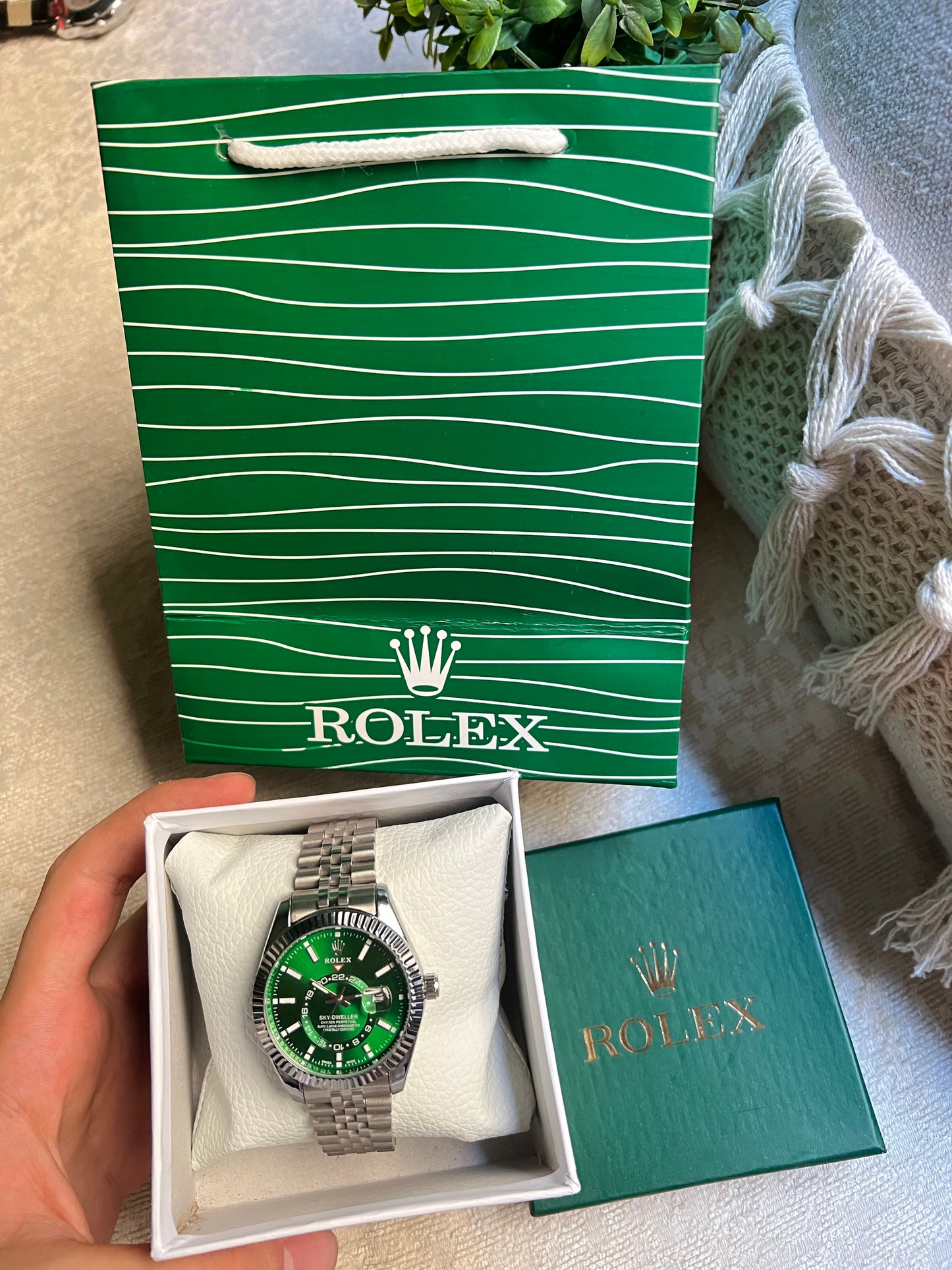 rolex sky-dweller style