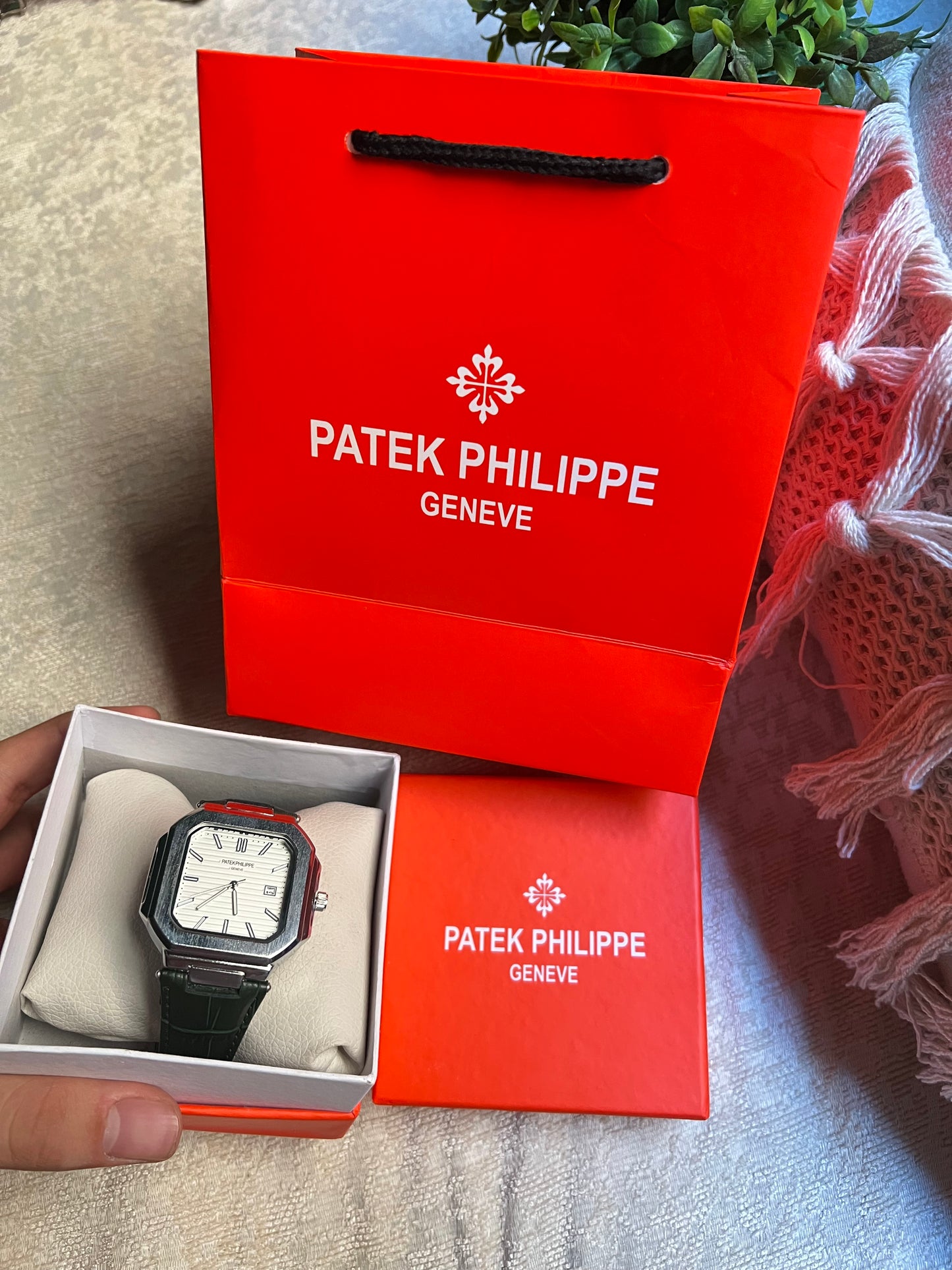 Patek Philippe Square Leather Strap