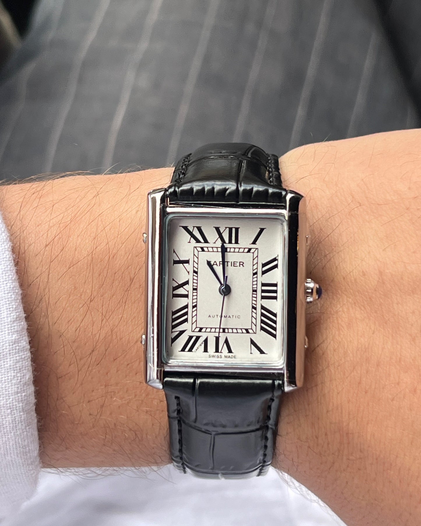 Cartier Tank Leather 22mm