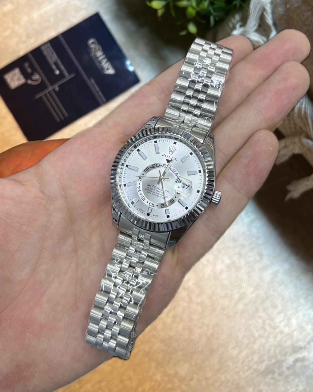 rolex sky-dweller style