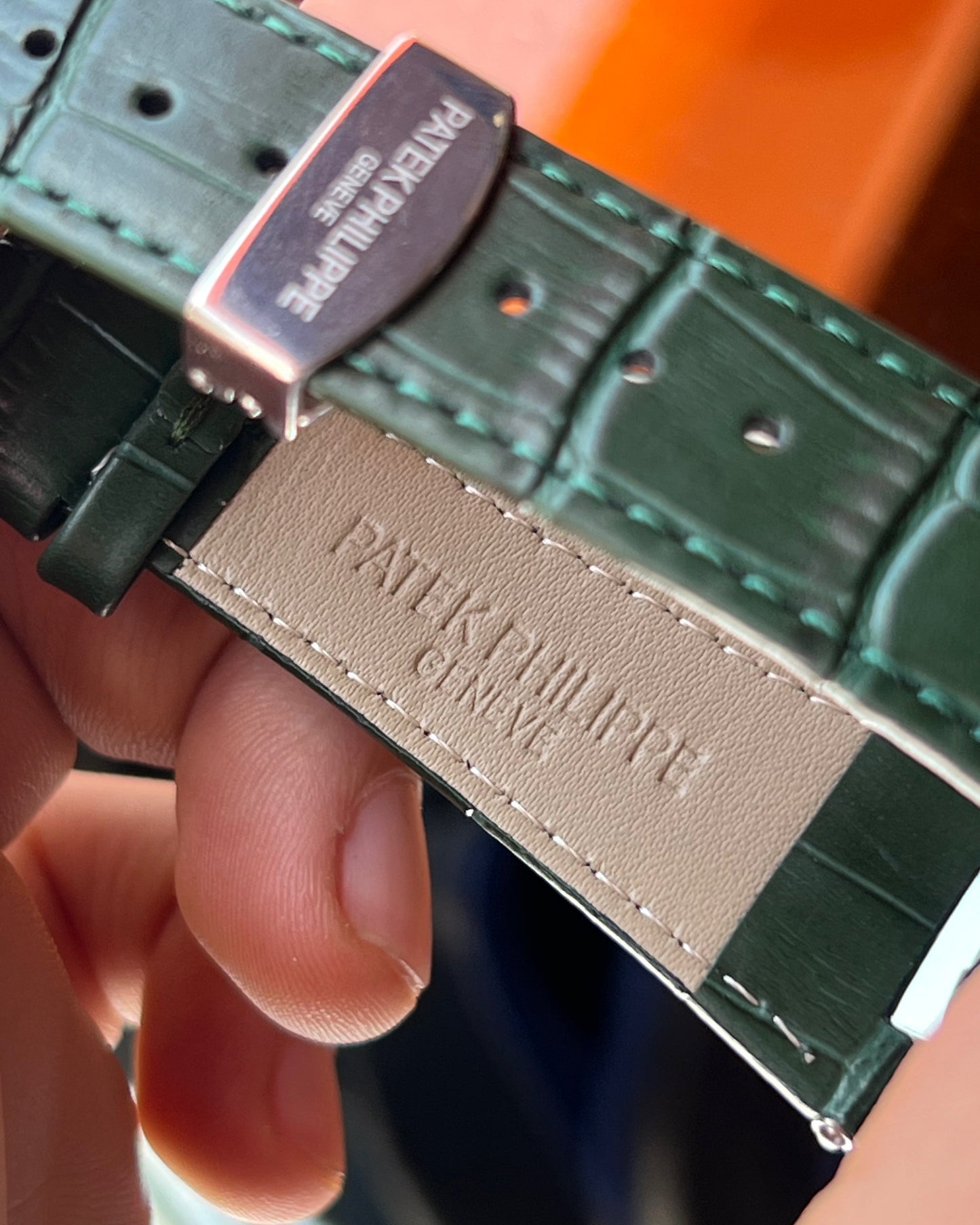 Patek Philippe Square Leather Strap