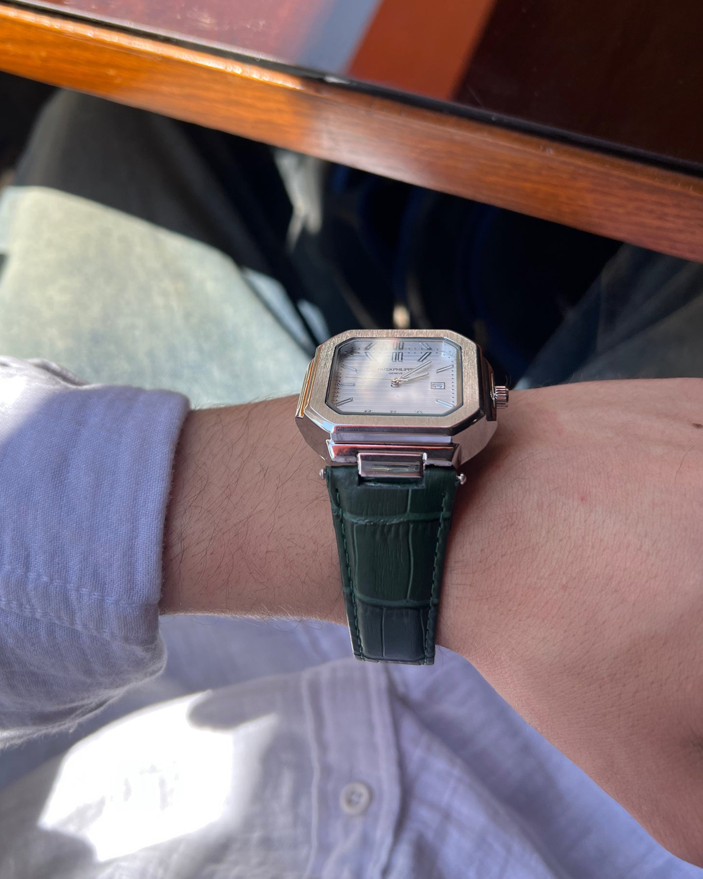 Patek Philippe Square Leather Strap