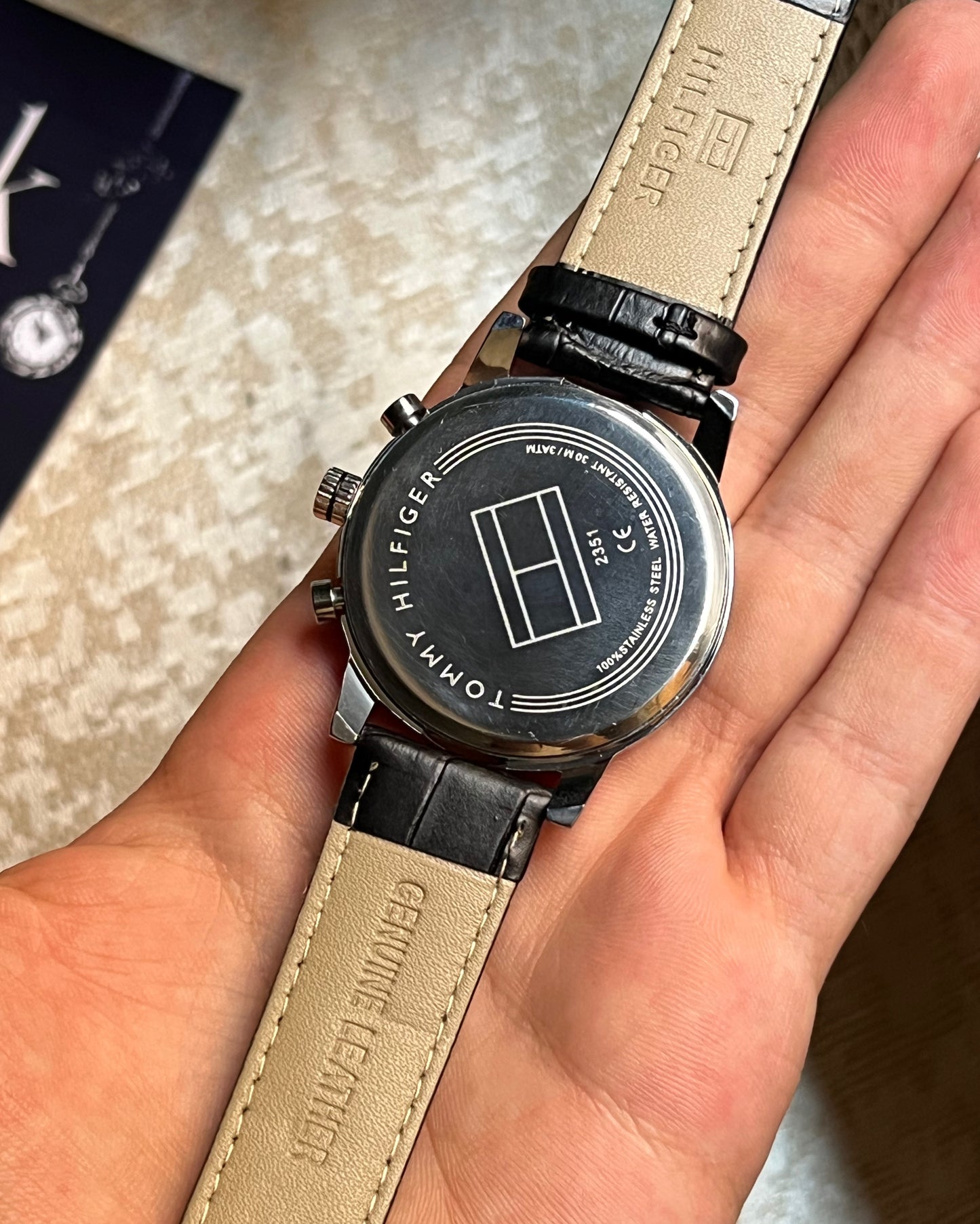 Tommy leather watch
