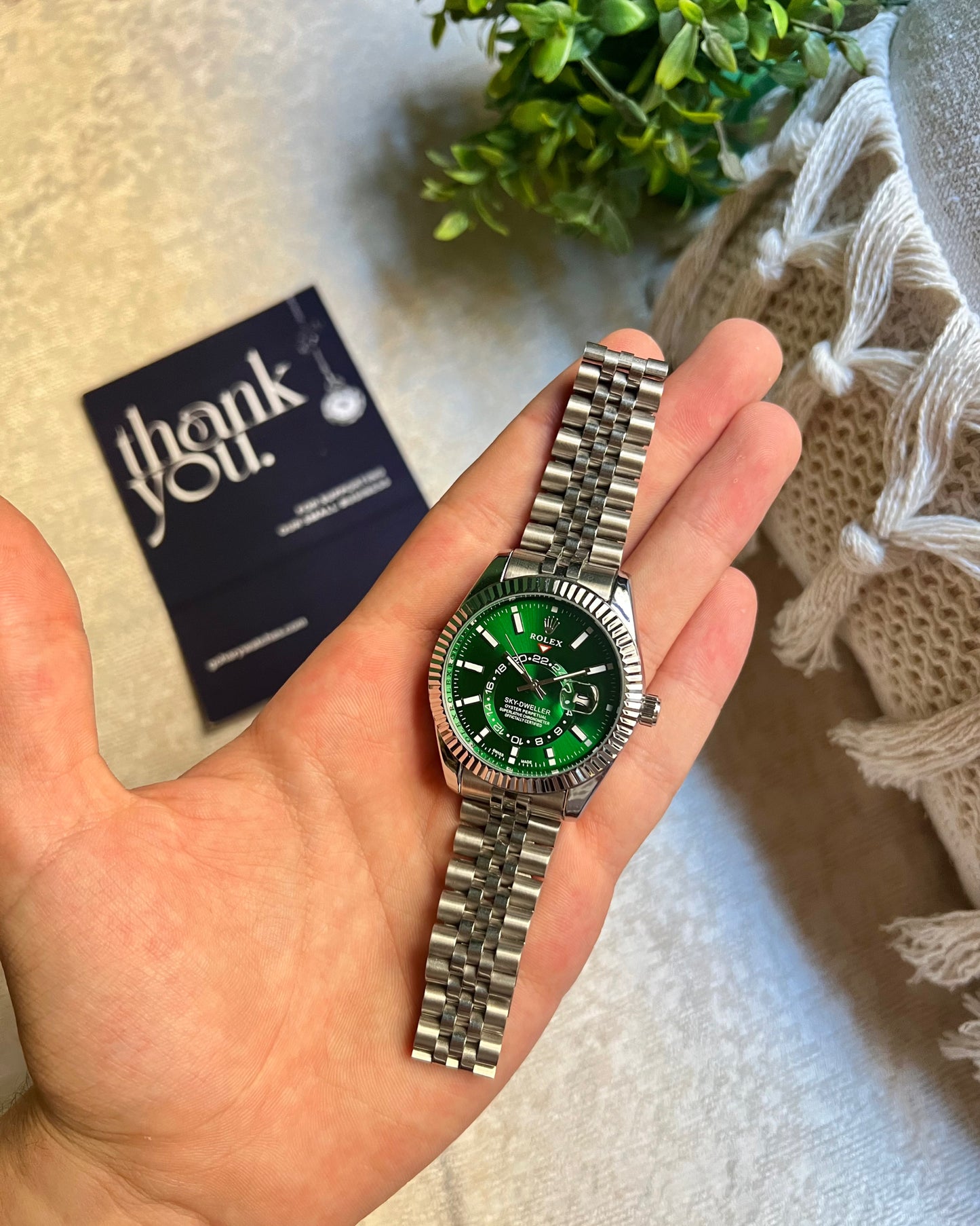 rolex sky-dweller style