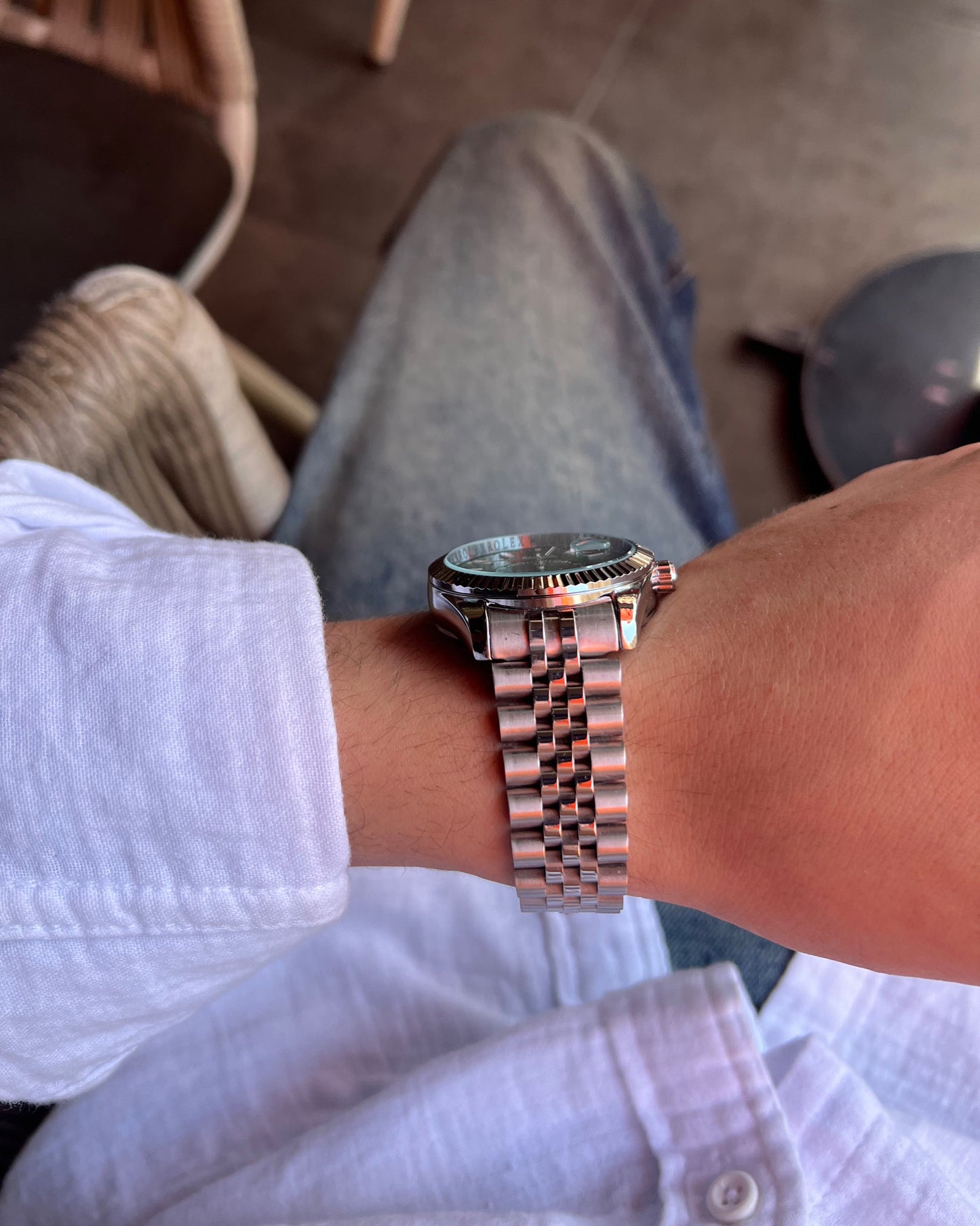 rolex sky-dweller style
