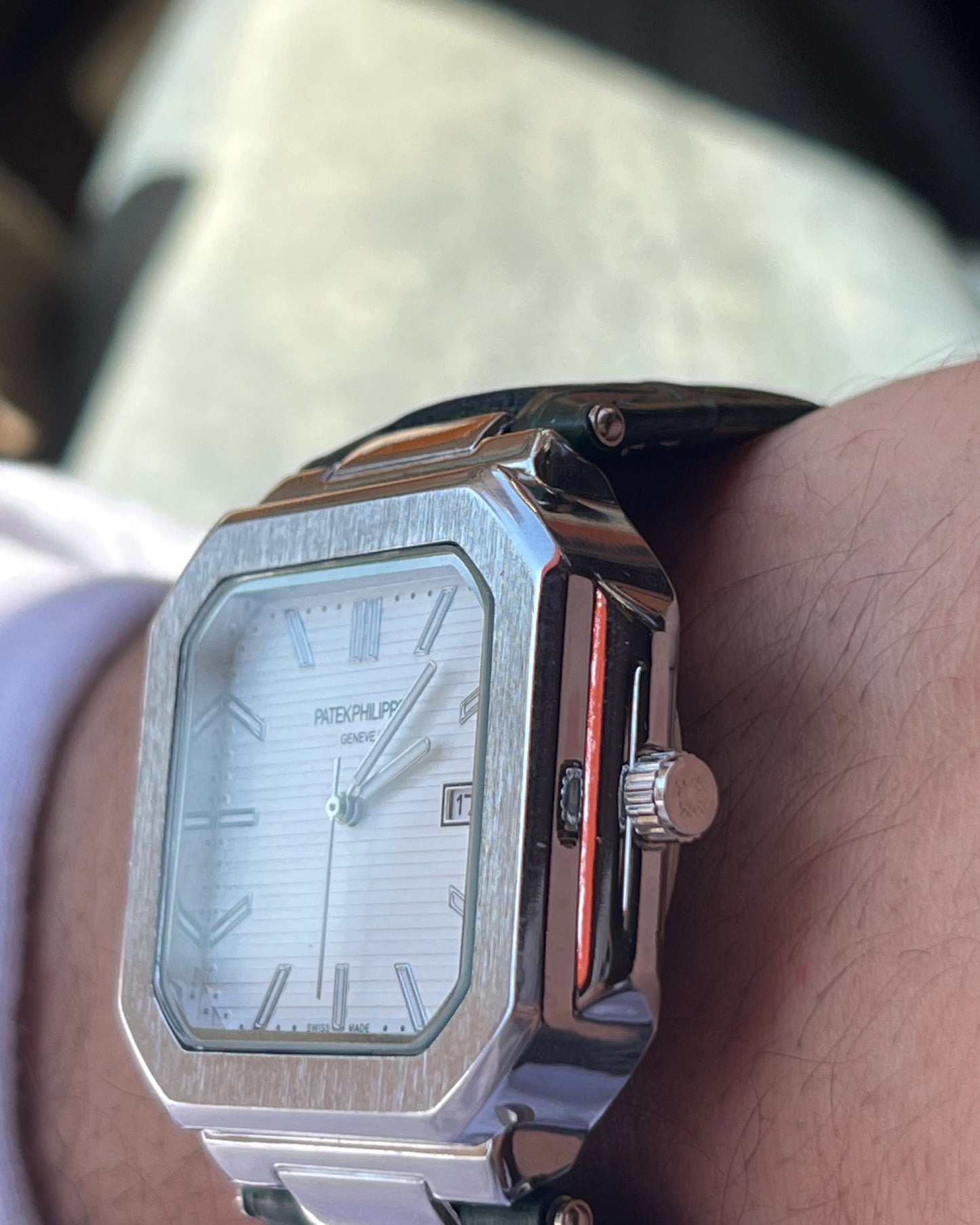 Patek Philippe Square Leather Strap
