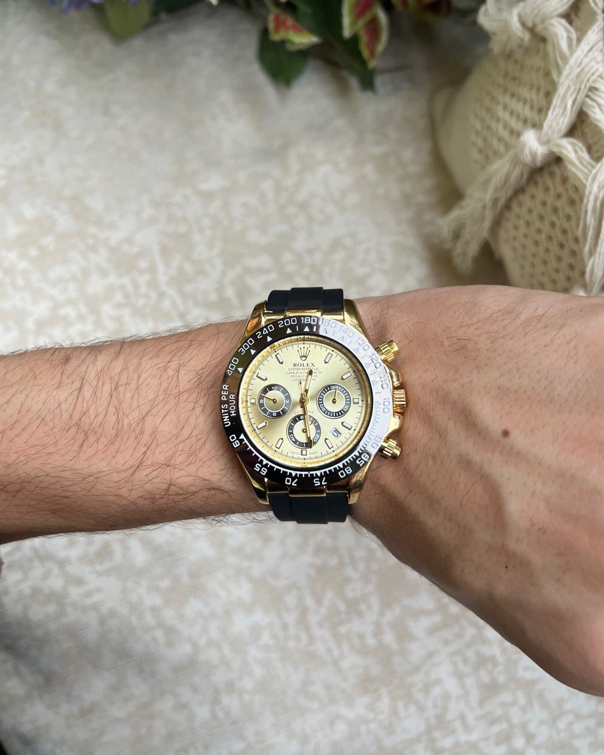 Rolex Rubber semi automatic