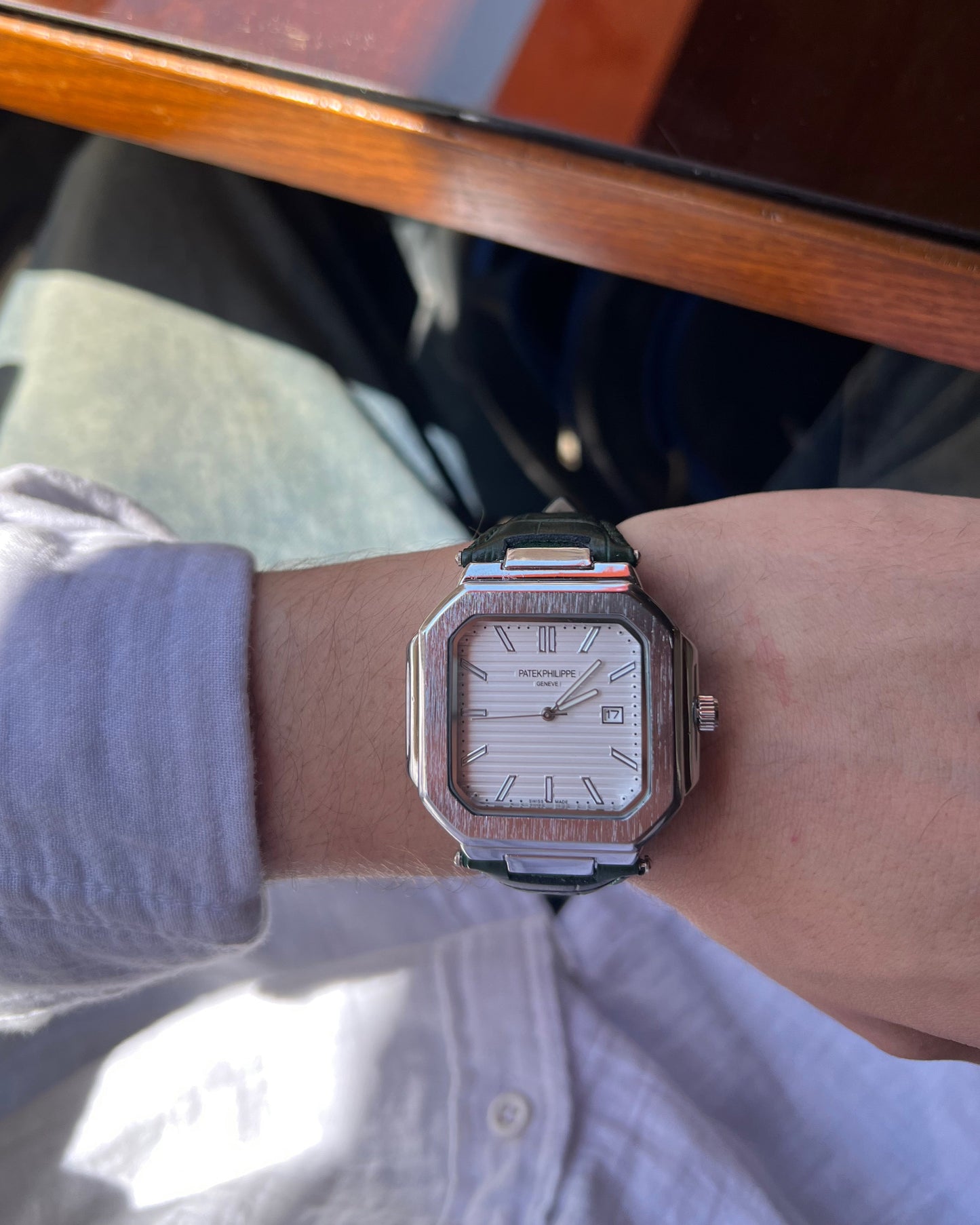 Patek Philippe Square Leather Strap