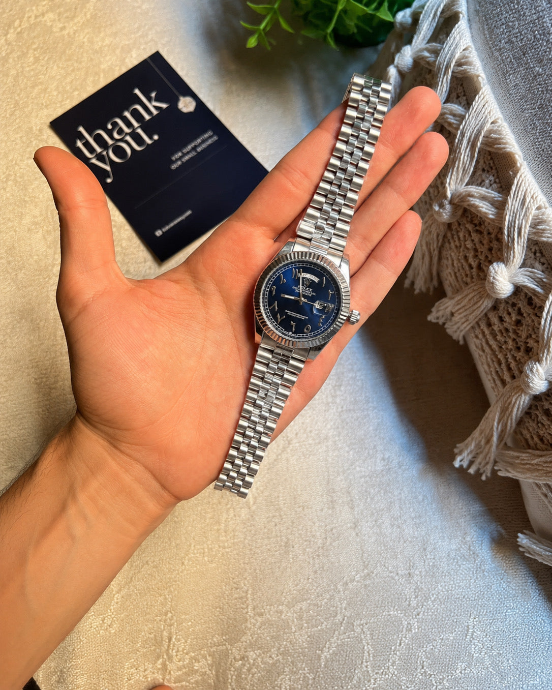rolex arabic number