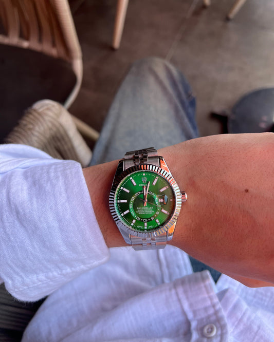 rolex sky-dweller style