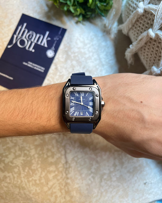 Cartier Santos Rubber
