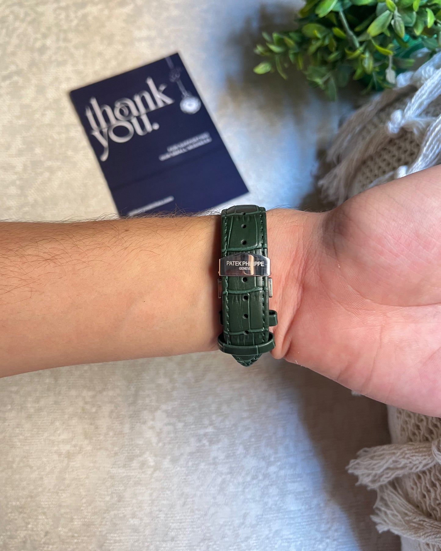 Patek Philippe Square Leather Strap