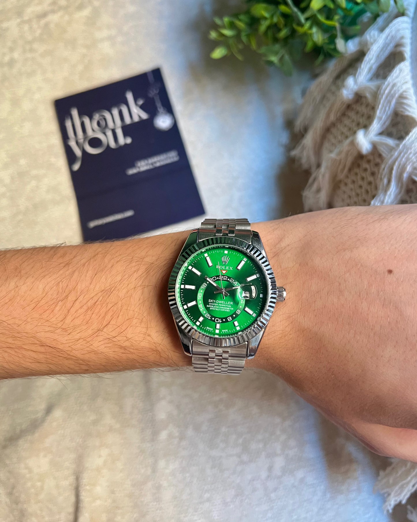 rolex sky-dweller style