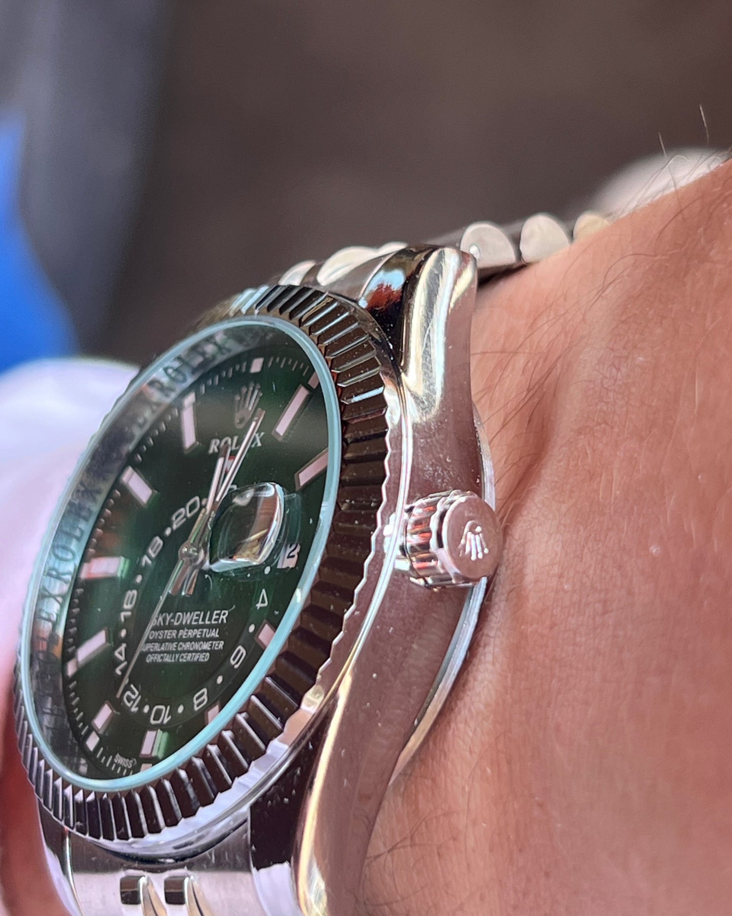rolex sky-dweller style