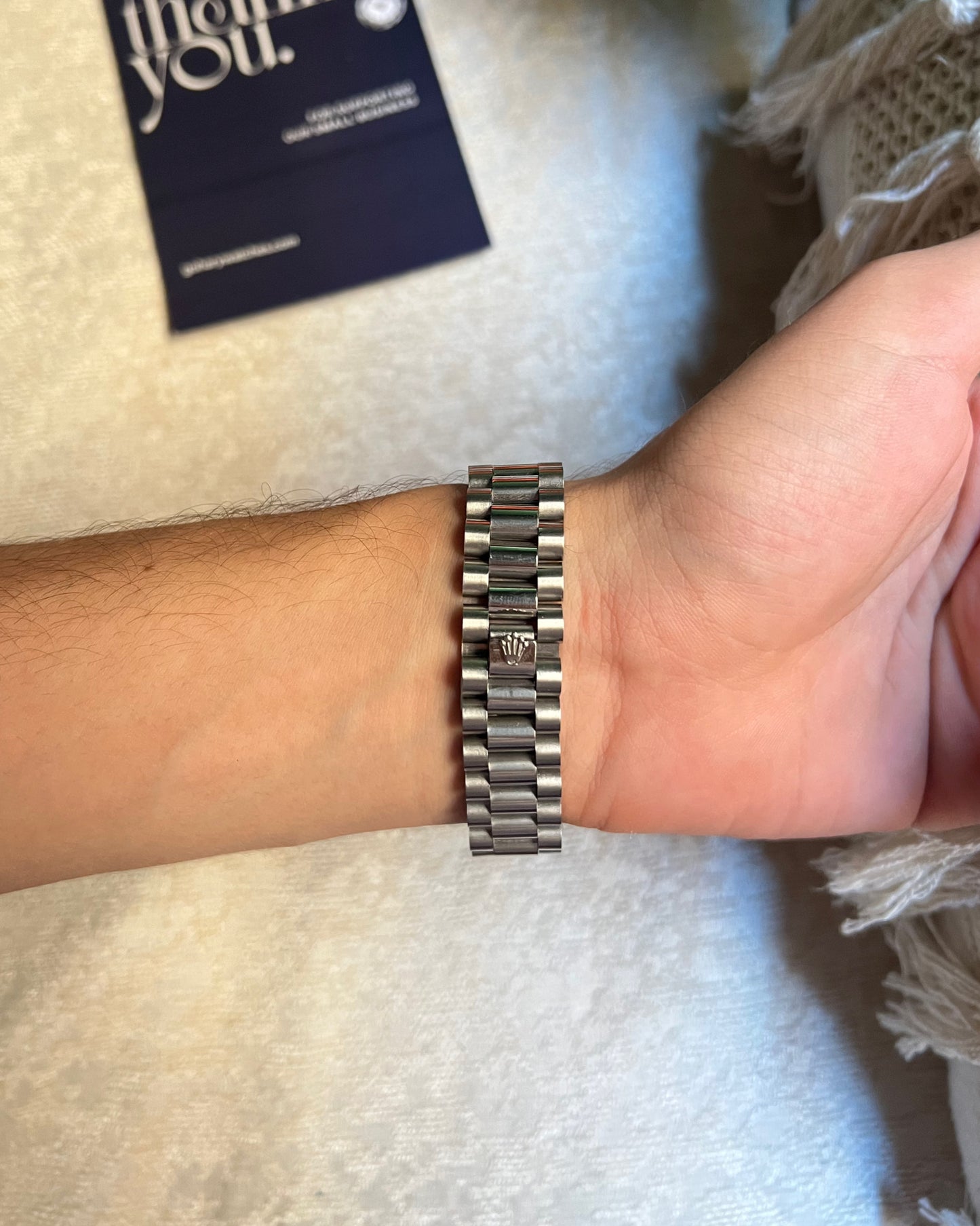 rolex arabic number