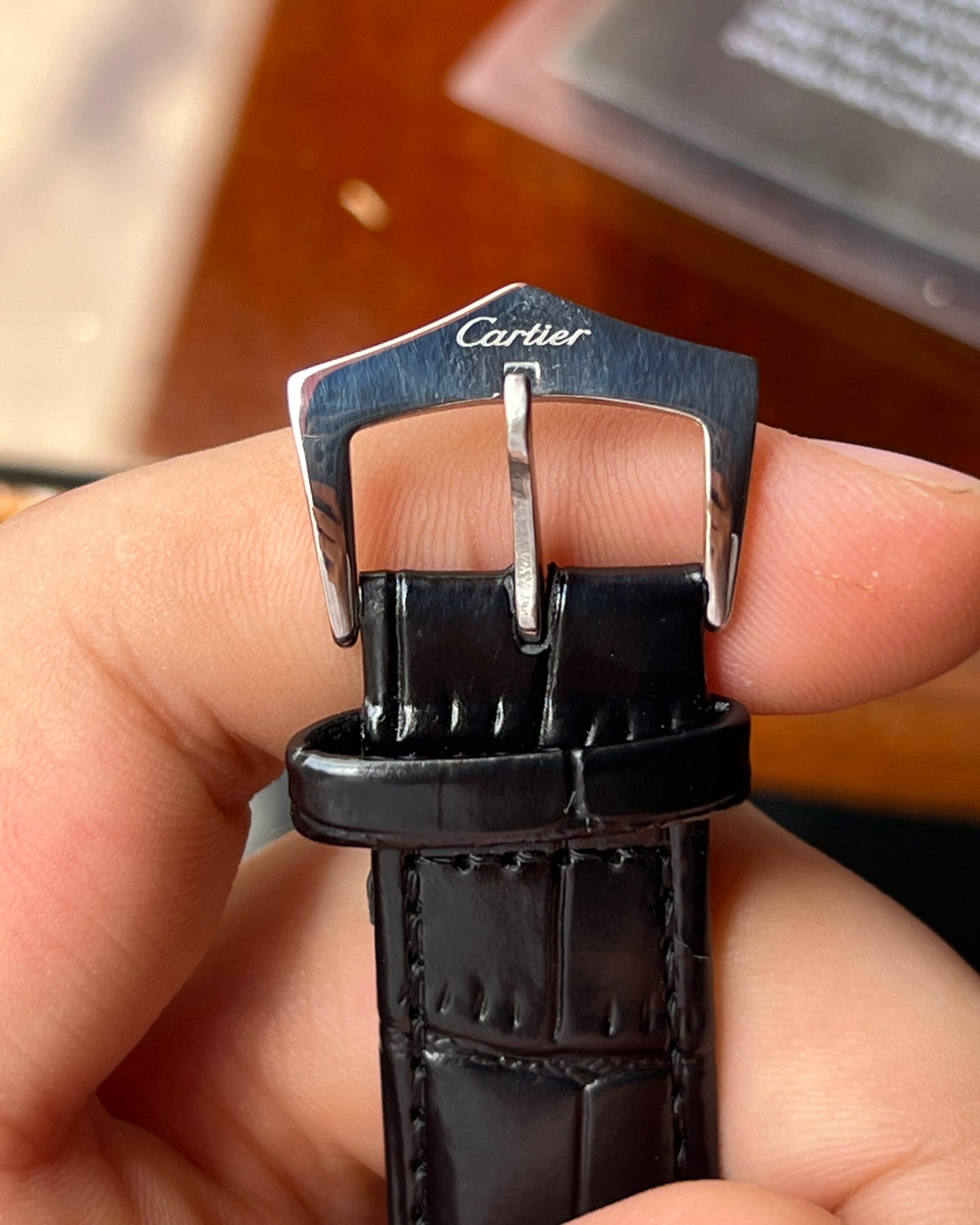 Cartier Tank Leather 22mm