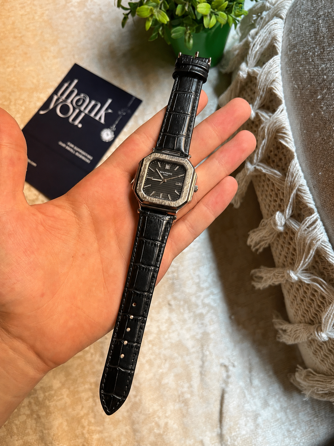 Patek Philippe Square Leather Strap