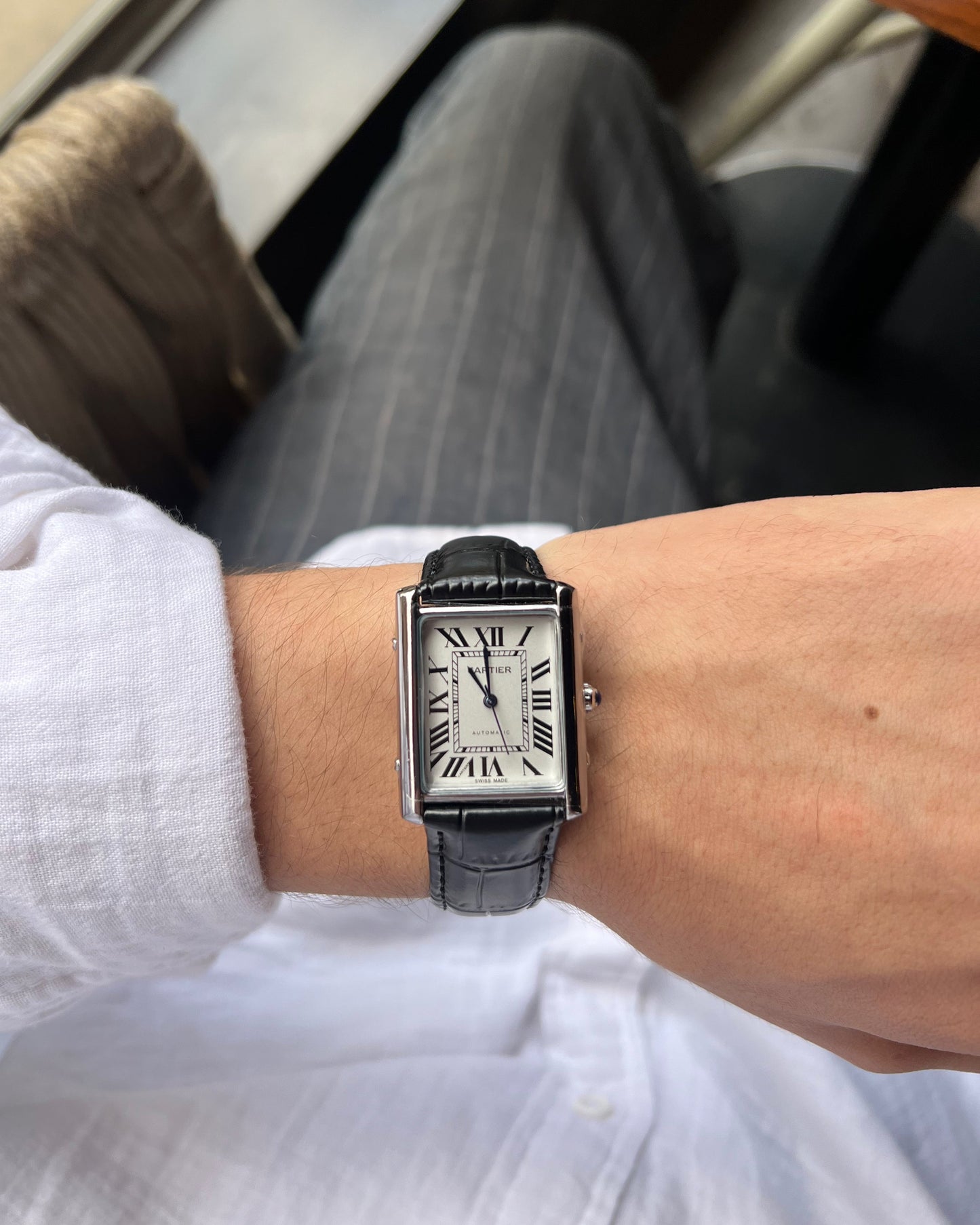 Cartier Tank Leather 22mm