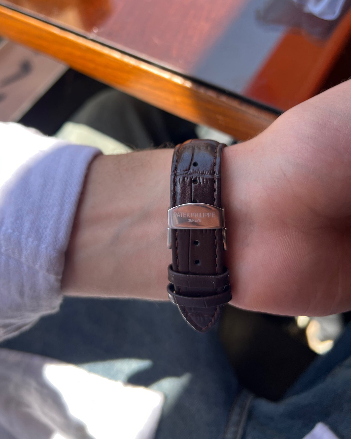 Patek Philippe Square Leather Strap