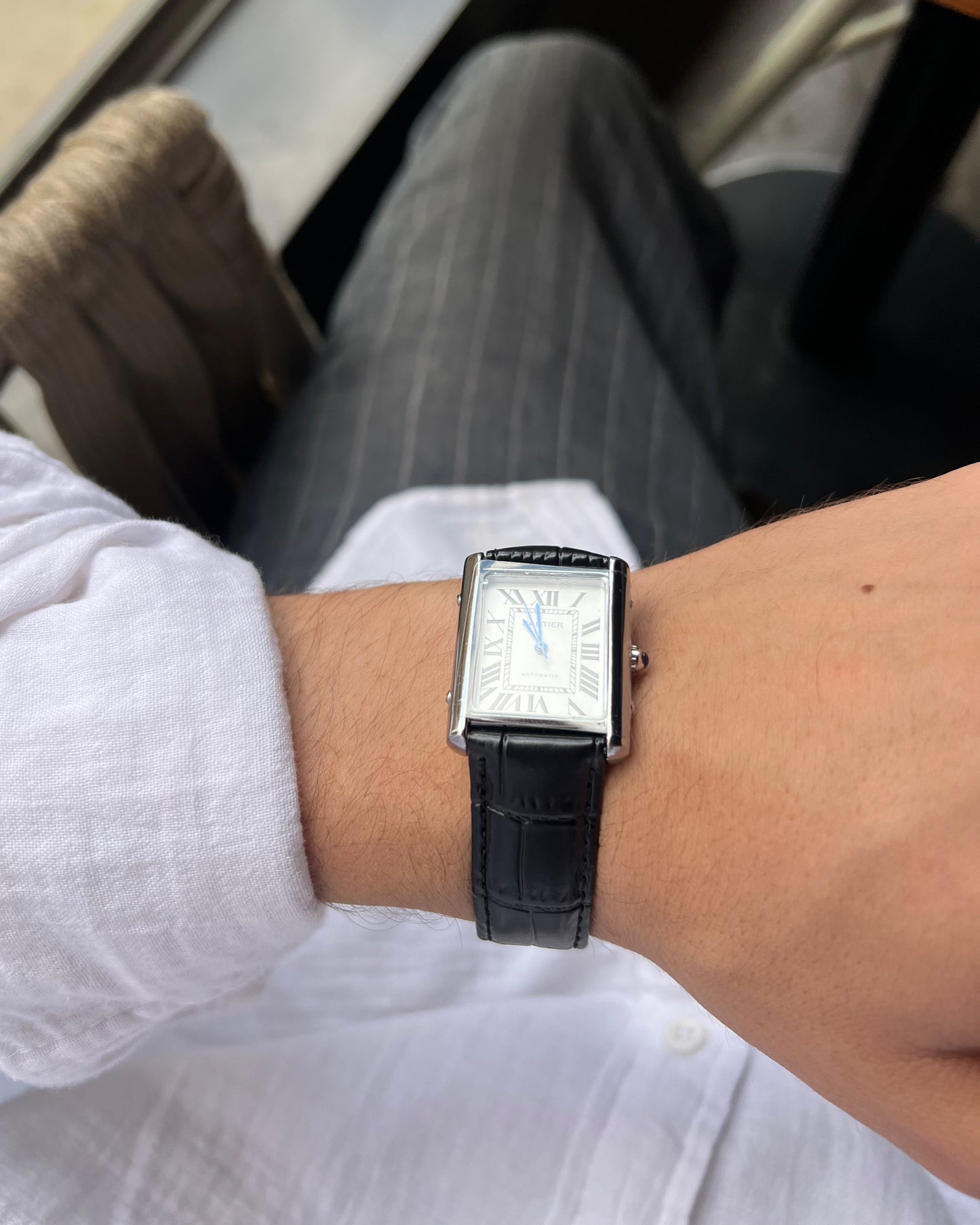 Cartier Tank Leather 22mm