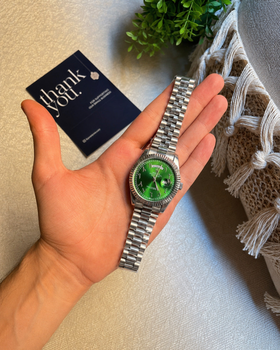 rolex arabic number