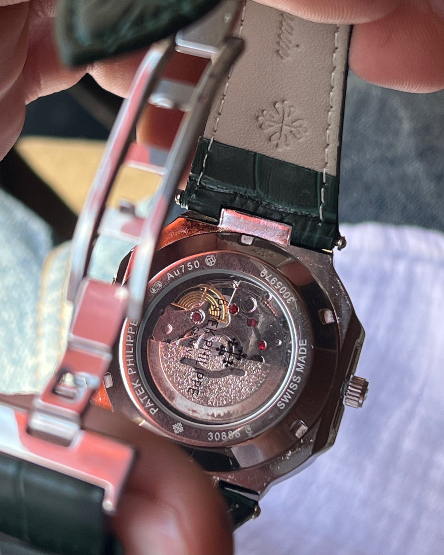 Patek Philippe Square Leather Strap