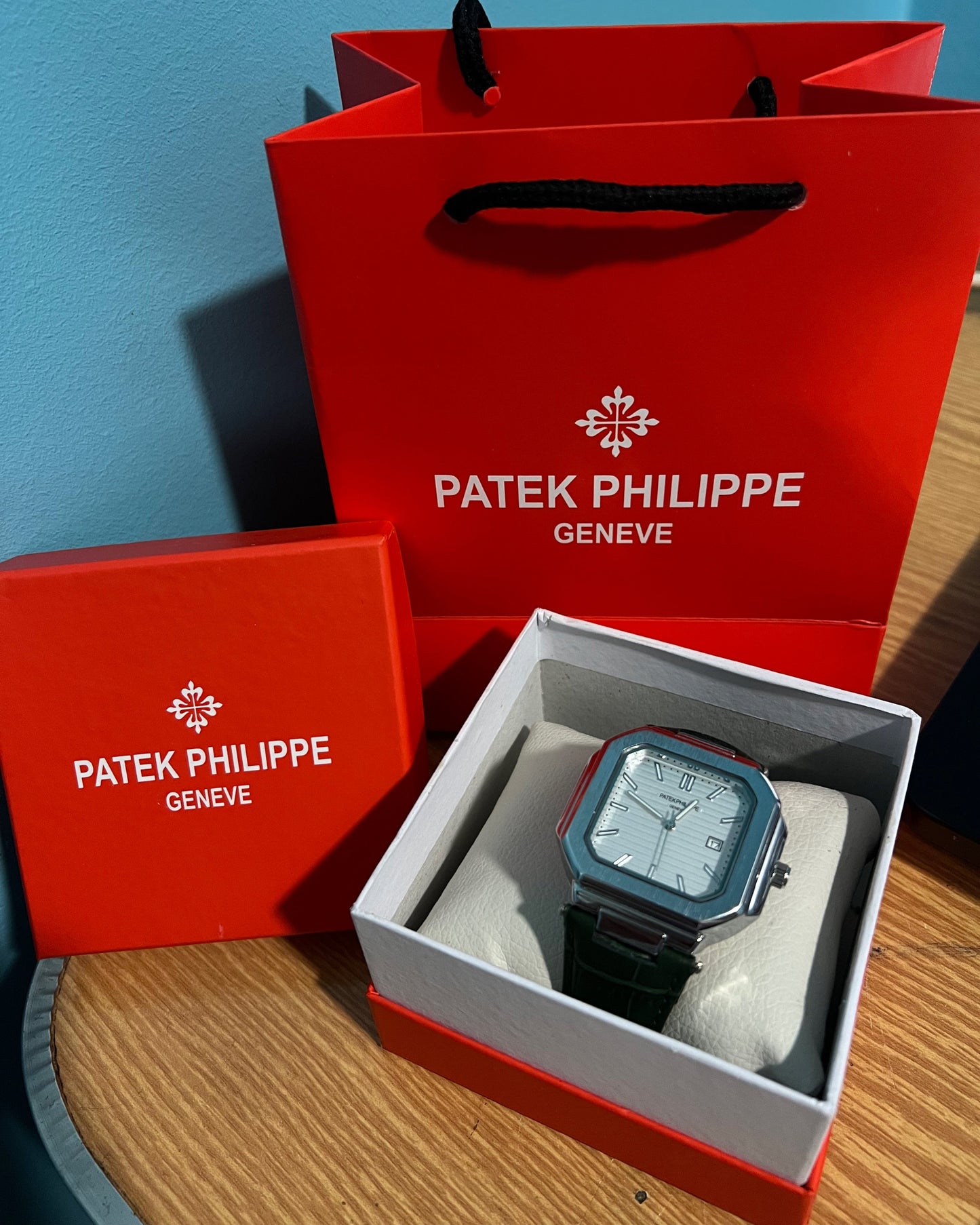 Patek Philippe Square Leather Strap