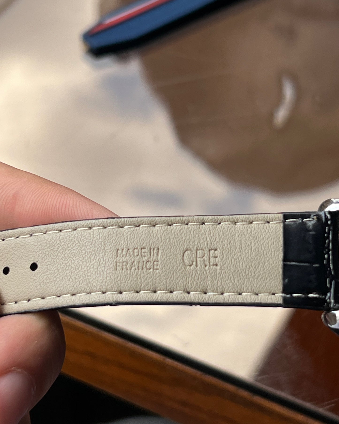 Cartier Tank Leather 22mm