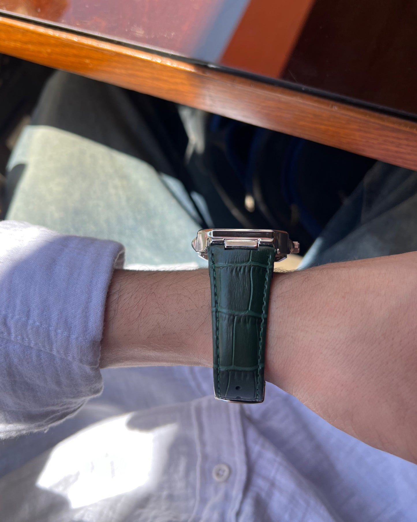 Patek Philippe Square Leather Strap