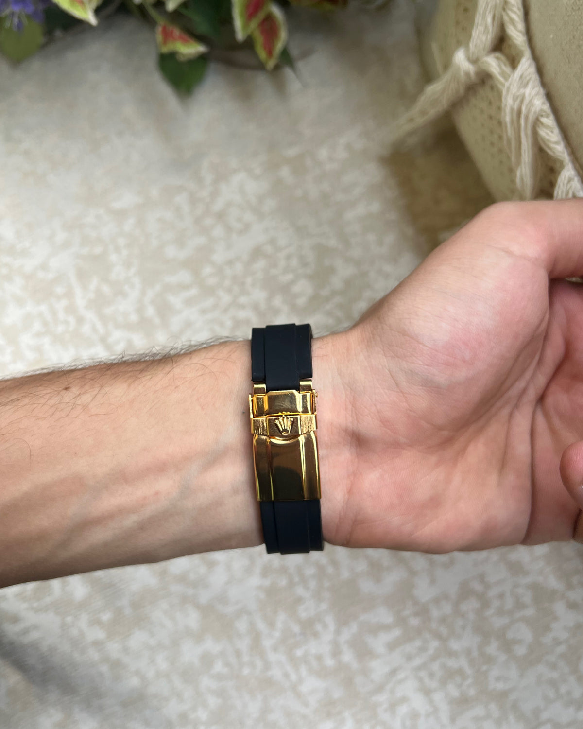 Rolex Rubber semi automatic