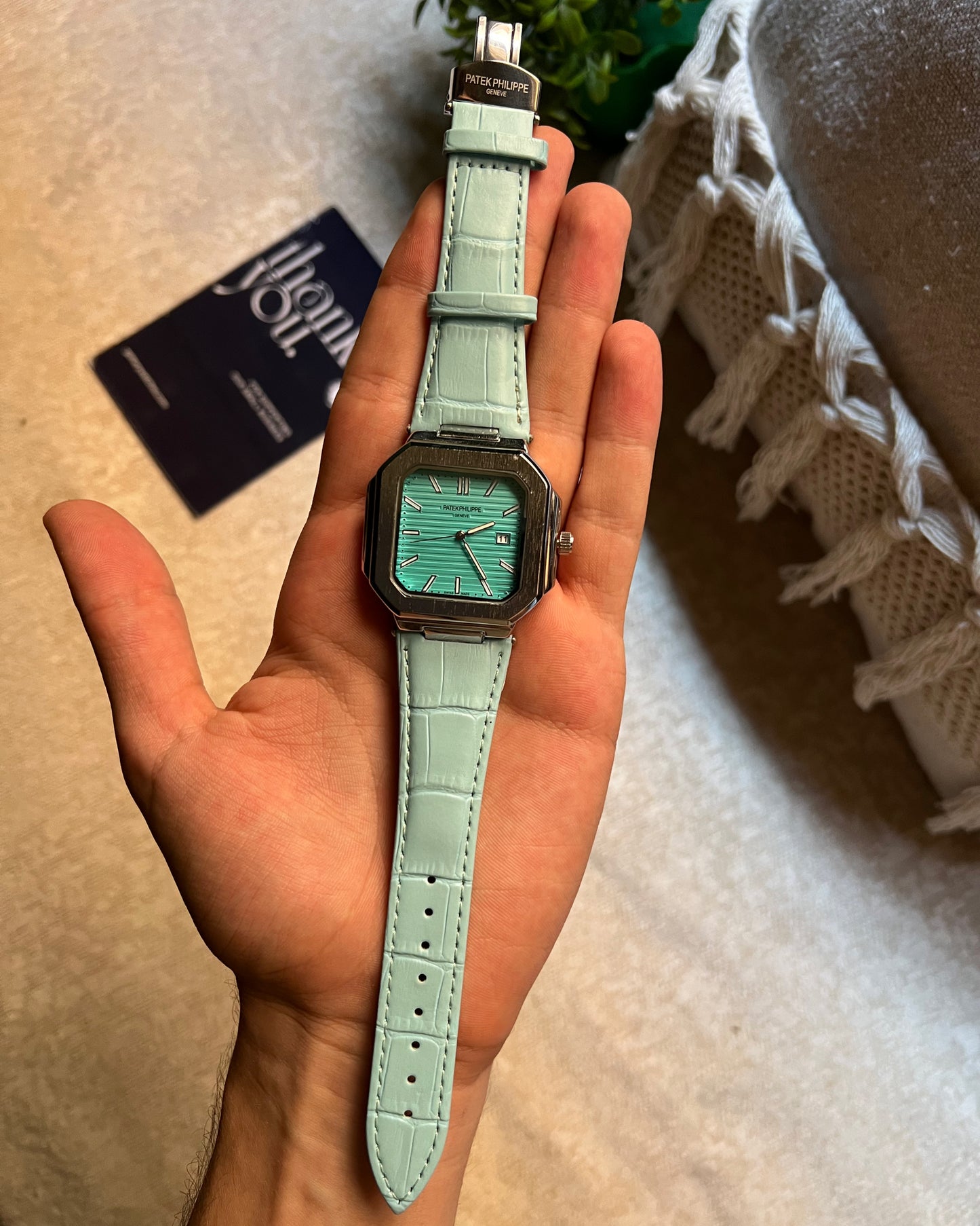 Patek Philippe Square Leather Strap