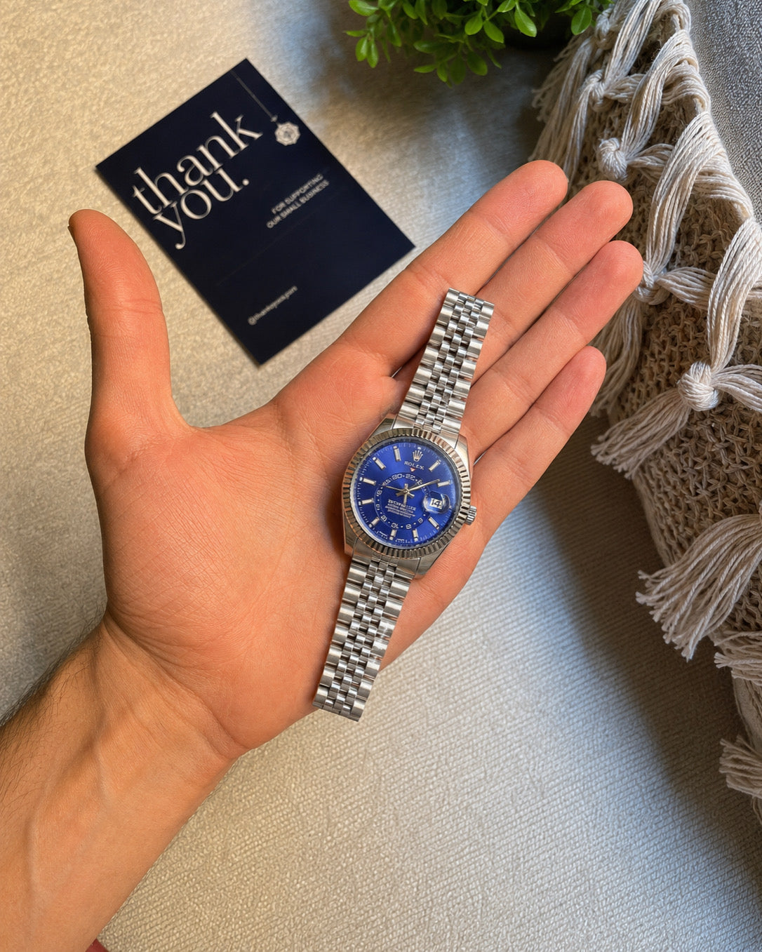 rolex sky-dweller style