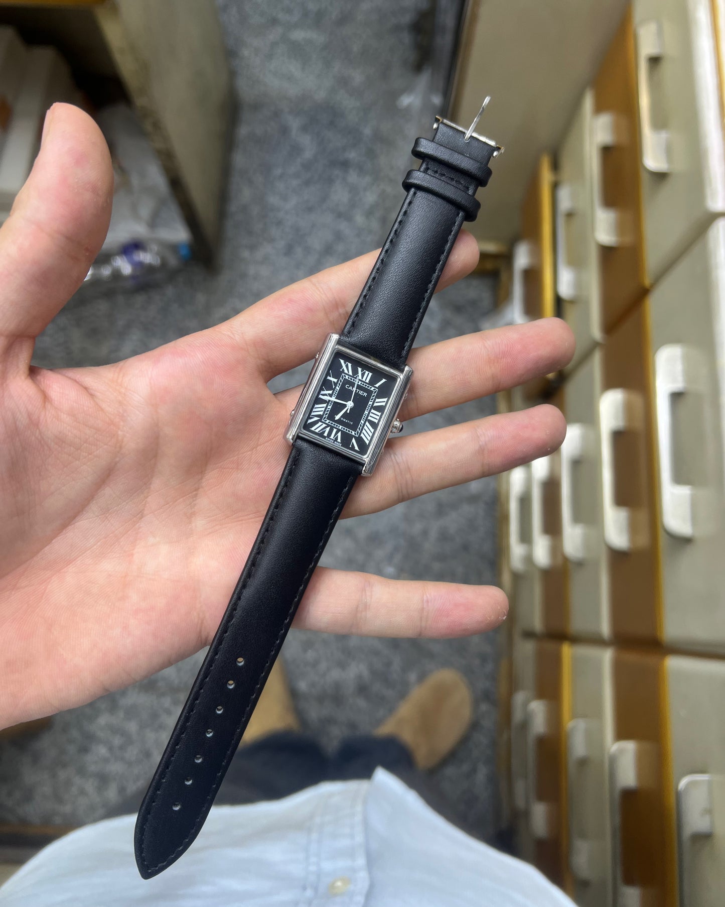 Cartier Tank Leather 22mm