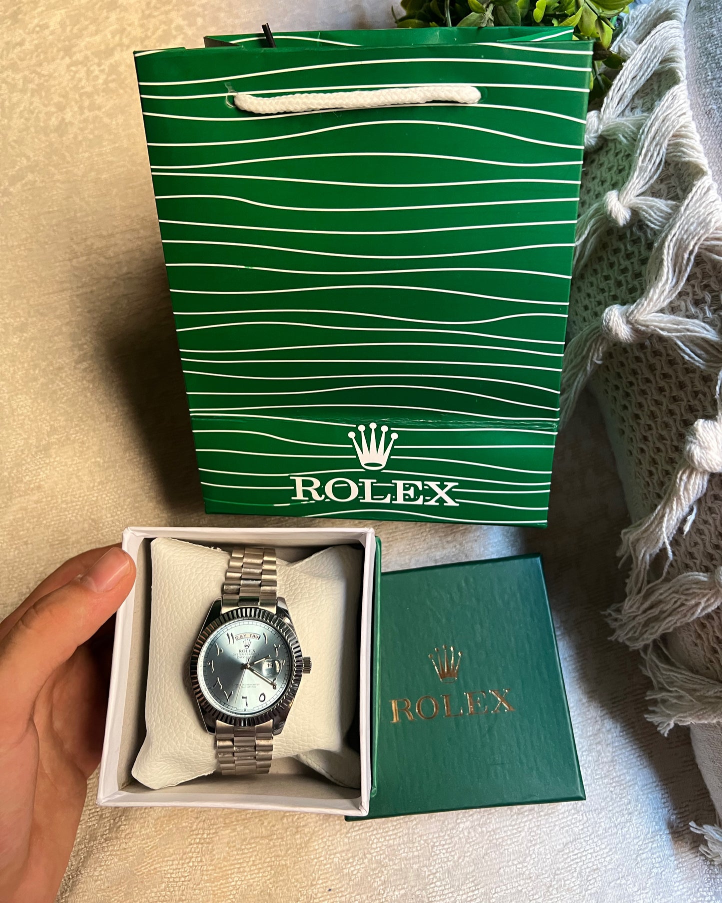 rolex arabic number